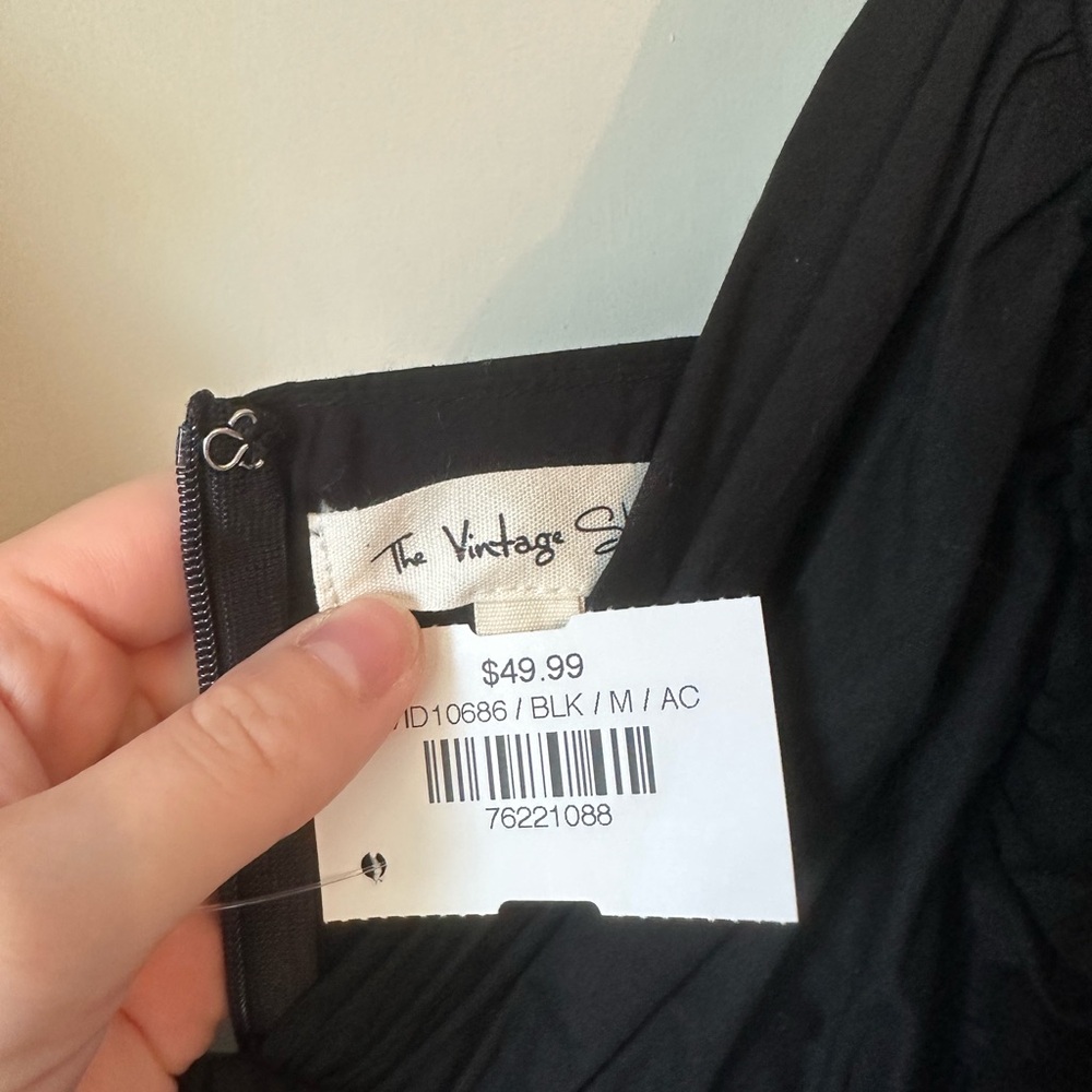 BLACK FRILL DRESS - Picture 2 of 2